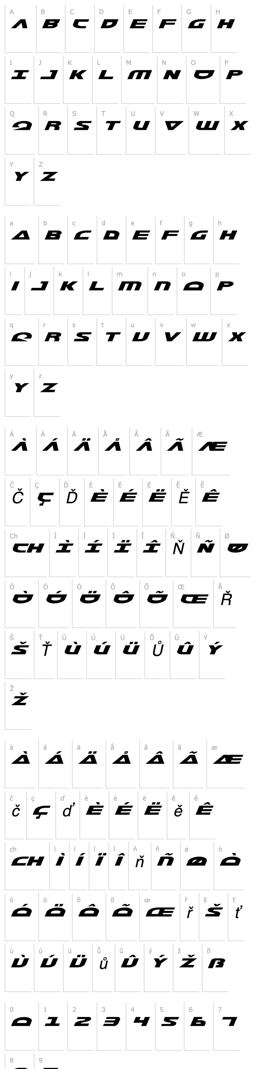 Overview Morse NK Italic