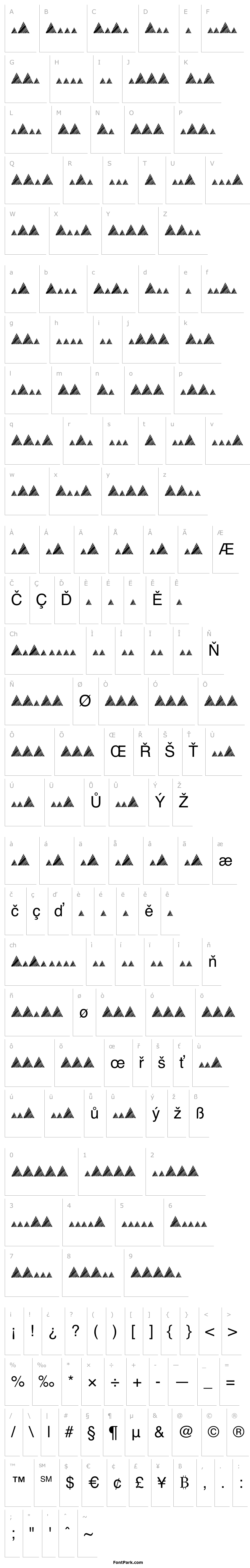 Overview MorseMountainCode-Regular