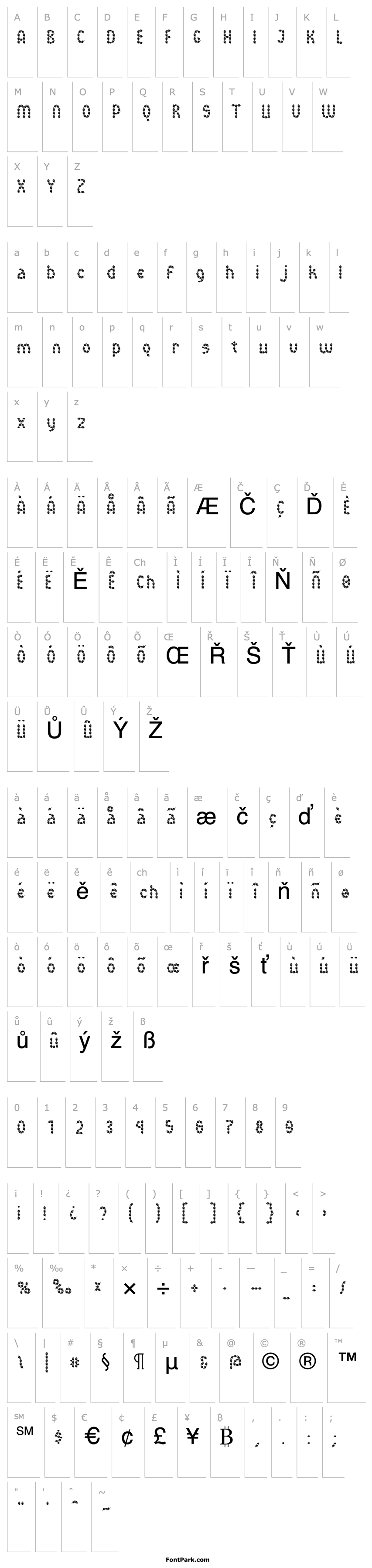 Přehled MousyFont