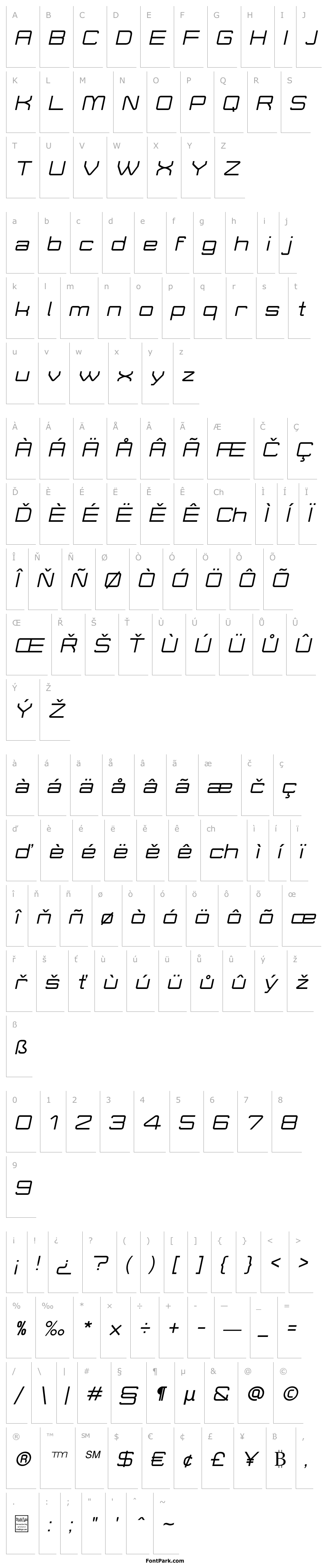 Overview Move-X Italic