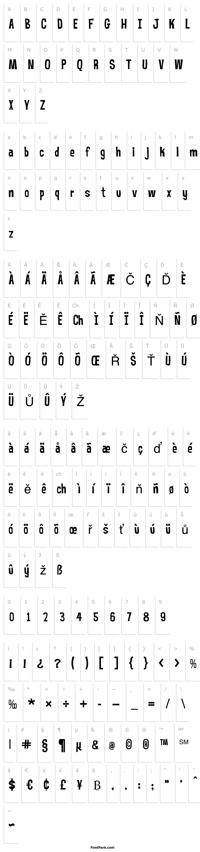 Overview MrBubbleFont