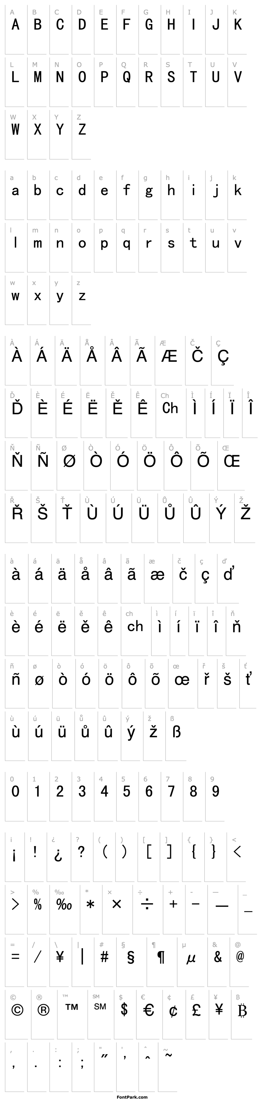 MS Gothic Font FontPark