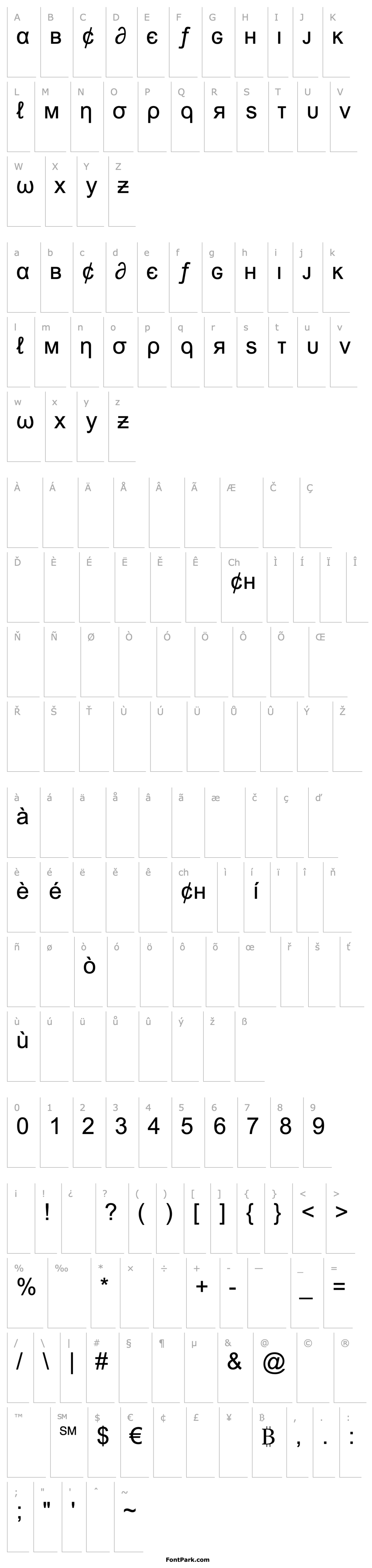 Msn Weird Font | FontPark.com