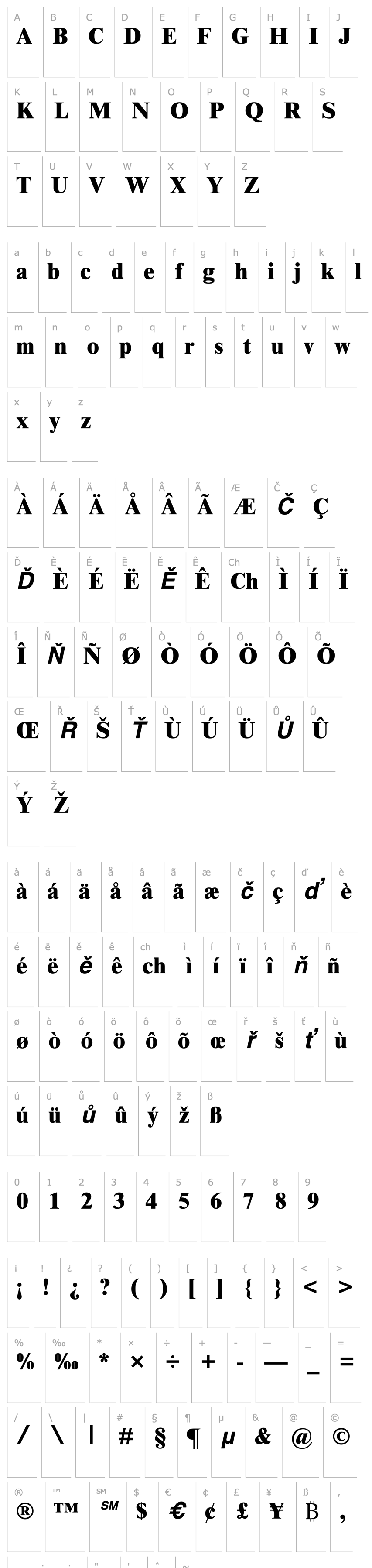 Overview MTimes-ExtraBold