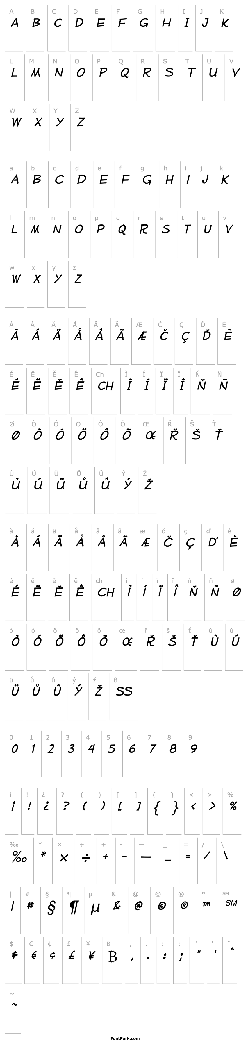 Přehled Mufferaw Italic