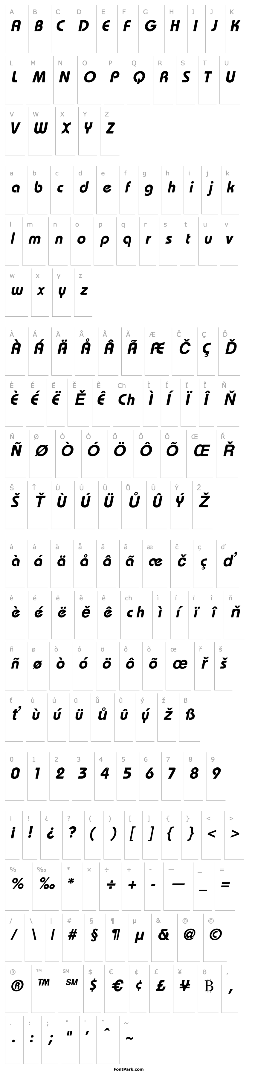 Přehled MumboSSK Bold Italic