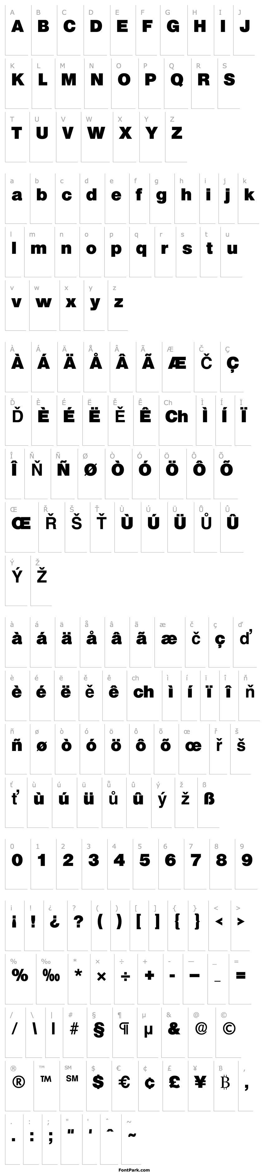 Overview MVSans Bold