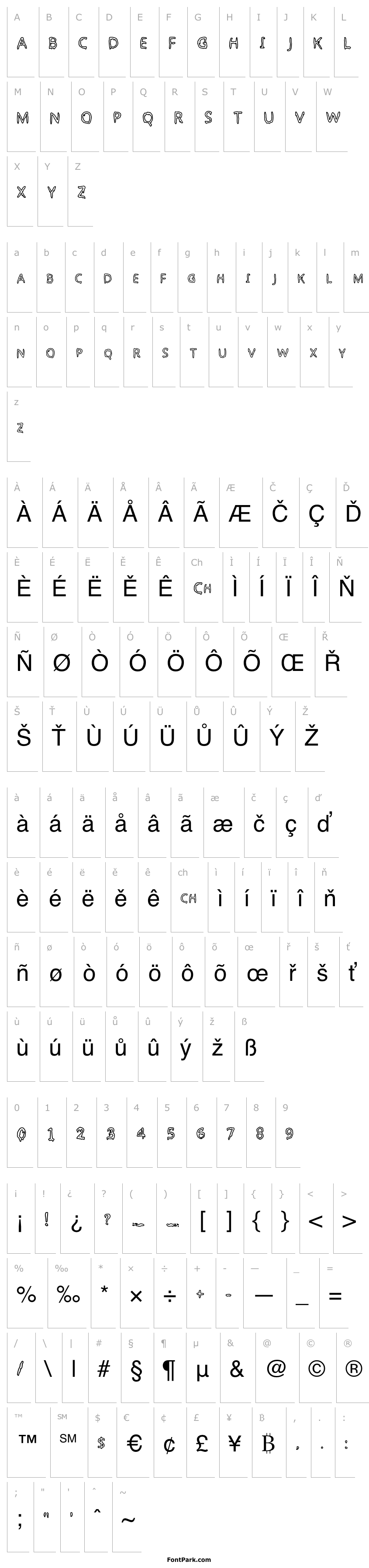 Overview My Font Is Slimey Regular