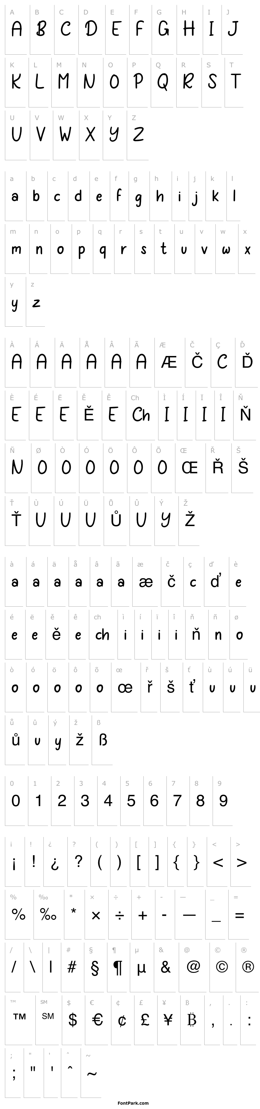 Overview My Kids Handwritten