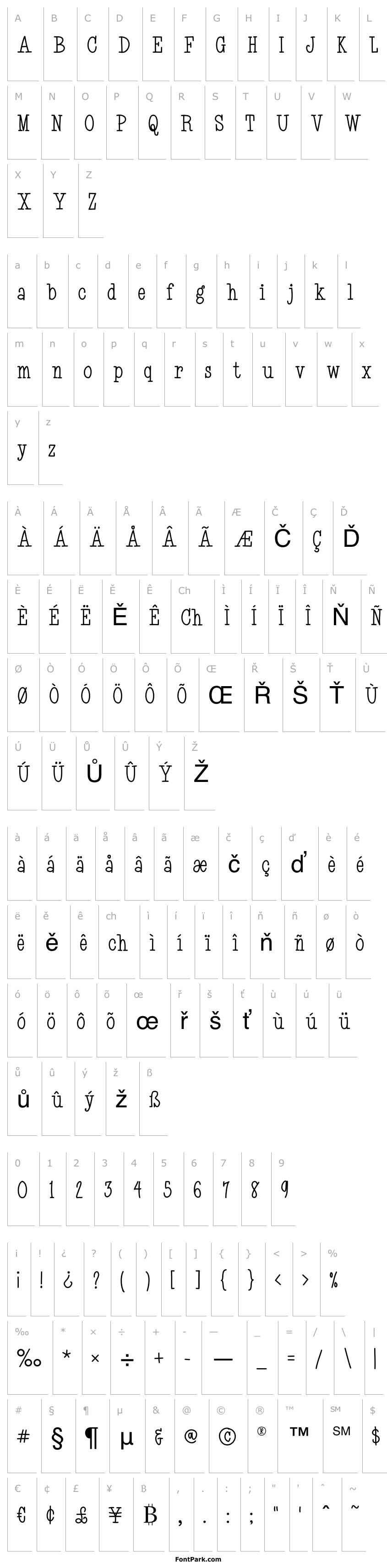 Overview MySkinnyType Medium