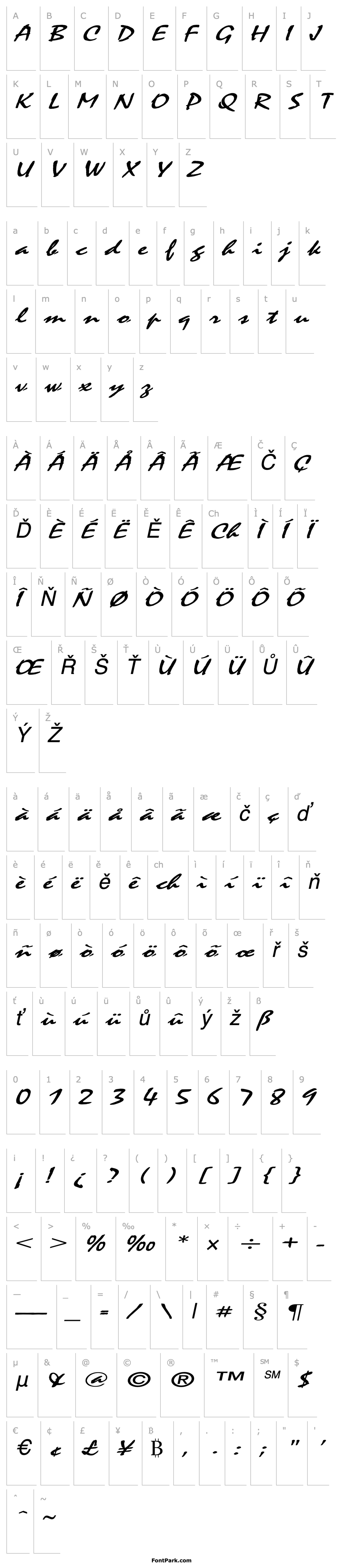 Přehled Mystic Extended Italic