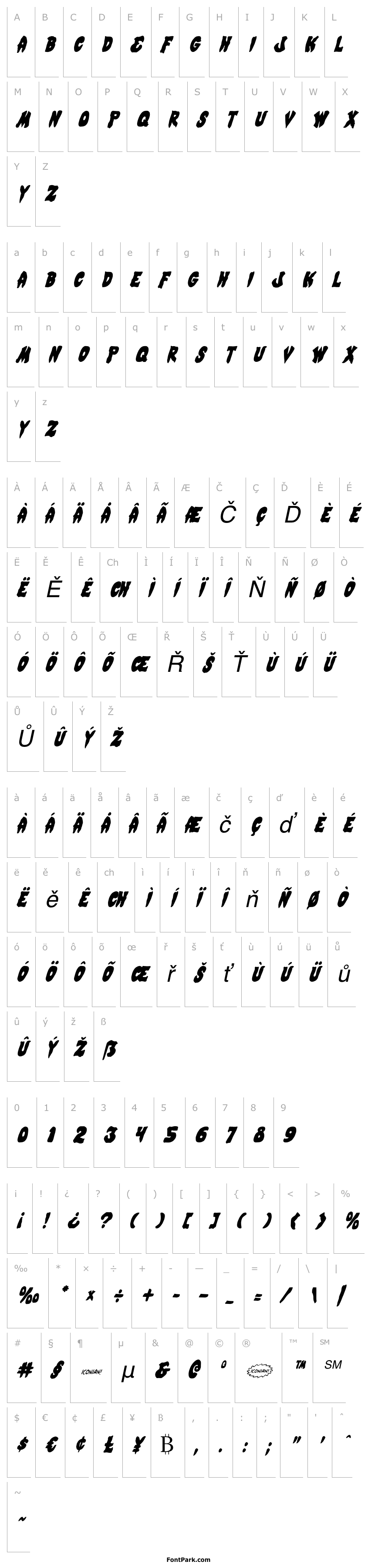 Přehled Mystic Singler CondItalic