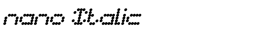 Preview nano Italic