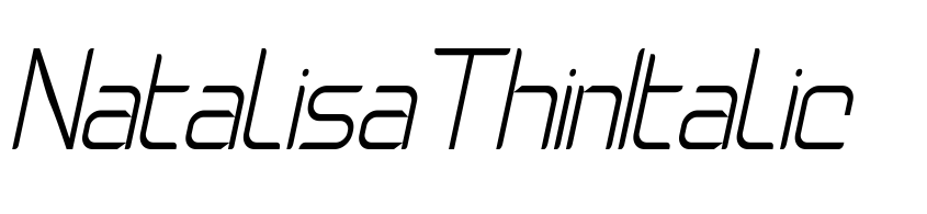 Preview NatalisaThinItalic