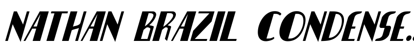 Preview Nathan Brazil Condensed Italic