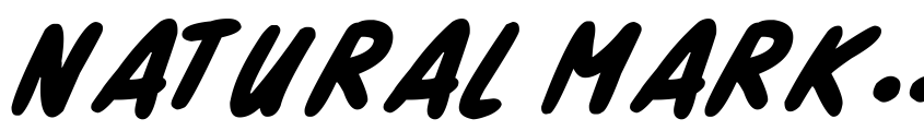 Preview Natural Marker Italic