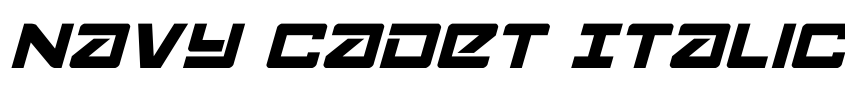 Preview Navy Cadet Italic