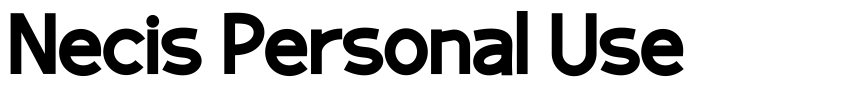 Preview Necis Personal Use