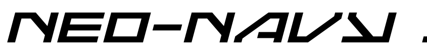Preview Neo-Navy Expanded Italic