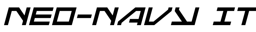 Preview Neo-Navy Italic