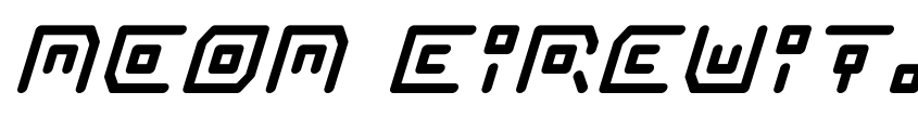 Preview Neon Circuit Super-Italic