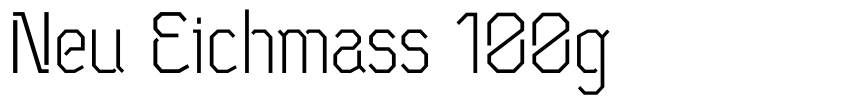 Preview Neu Eichmass 100g