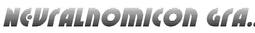 Preview Neuralnomicon Gradient Italic