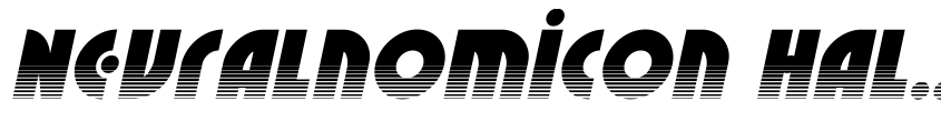 Preview Neuralnomicon Halftone Italic