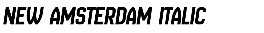 Preview New Amsterdam Italic