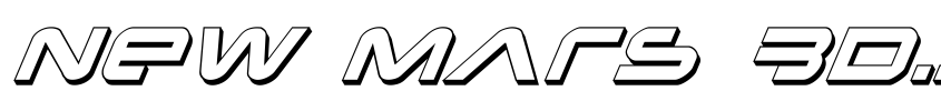 Preview New Mars 3D Italic