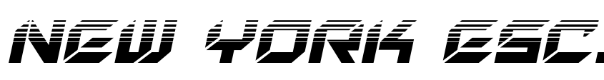 Font New York Escape Halftone Italic by Daniel Zadorozny