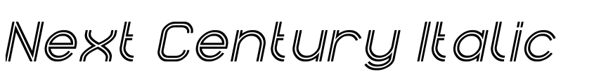 Preview Next Century Italic