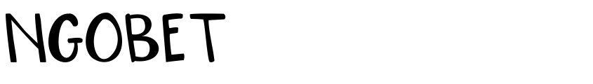 Font NGOBET by Unknown