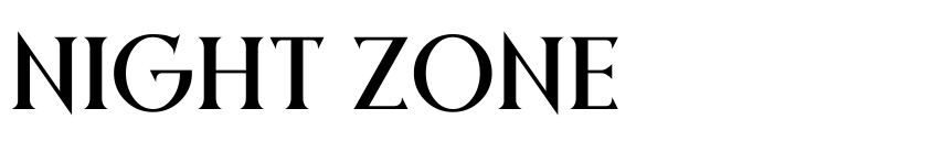 Font Night Zone by Unknown