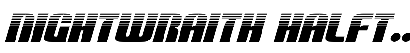 Preview Nightwraith Halftone Italic
