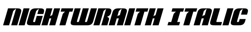 Preview Nightwraith Italic