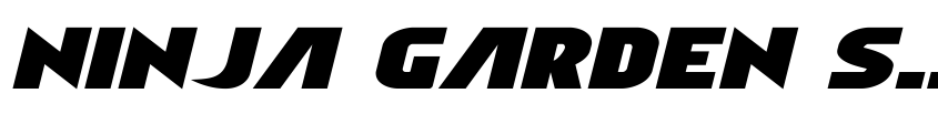 Preview Ninja Garden Semi-Italic