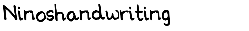 Preview Ninoshandwriting