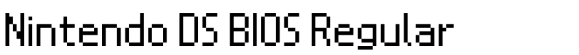 Preview Nintendo DS BIOS Regular