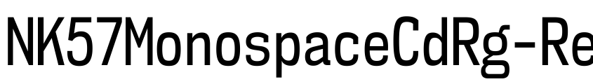 Preview NK57MonospaceCdRg-Regular