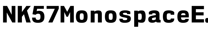 Preview NK57MonospaceEb-Regular