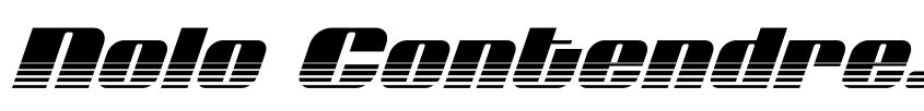 Preview Nolo Contendre Halftone Italic
