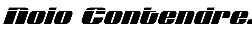Preview Nolo Contendre Laser Italic