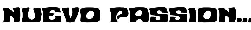 Font Nuevo Passion Regular by Daniel Zadorozny