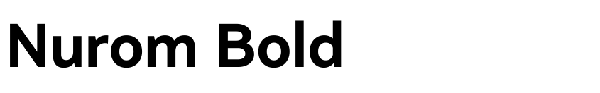 Preview Nurom Bold