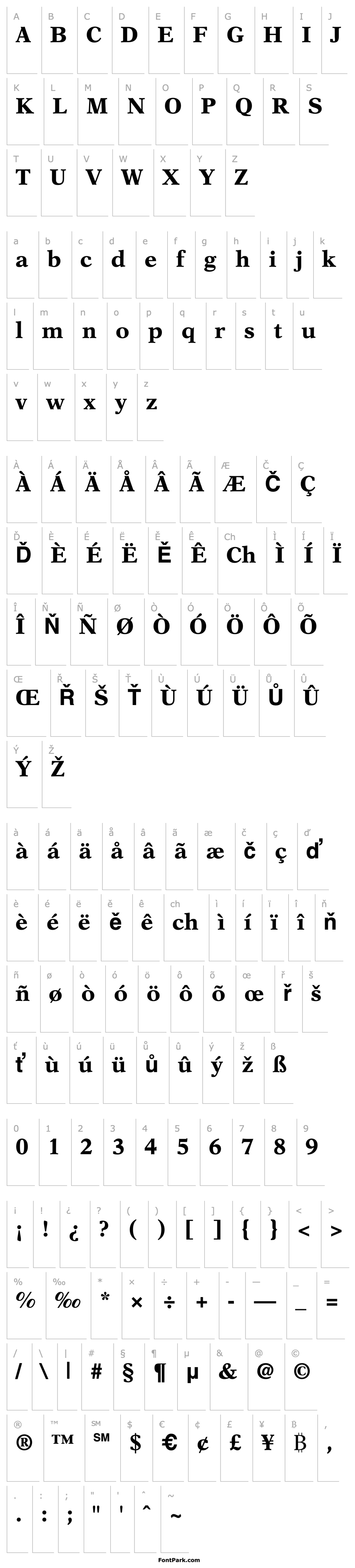 Overview NewAster-Bold