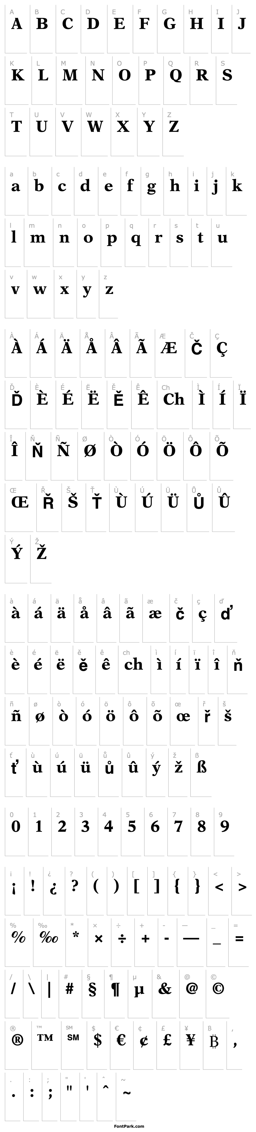 Přehled NewAsterLTStd-Bold