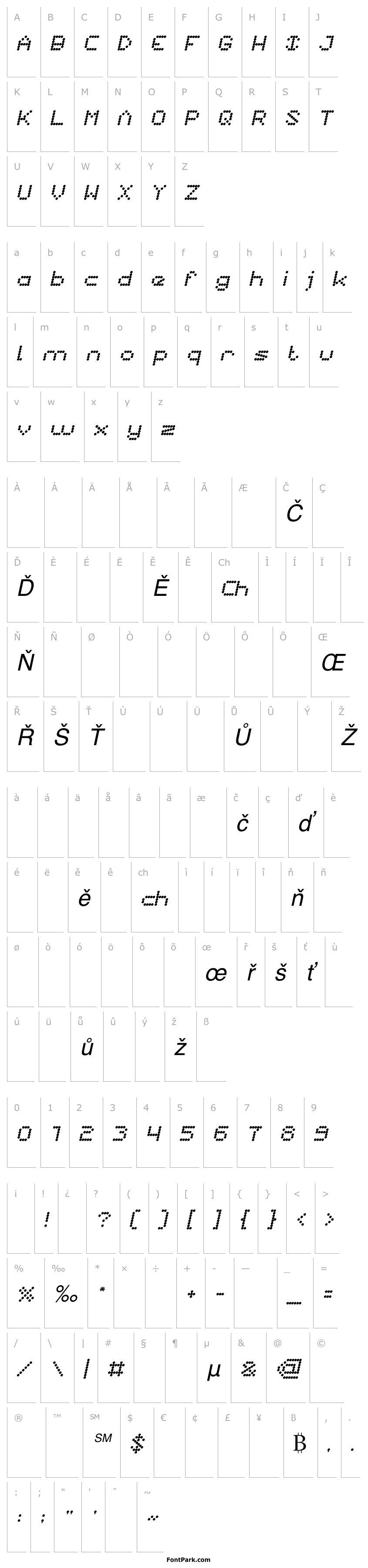 Overview nano Italic