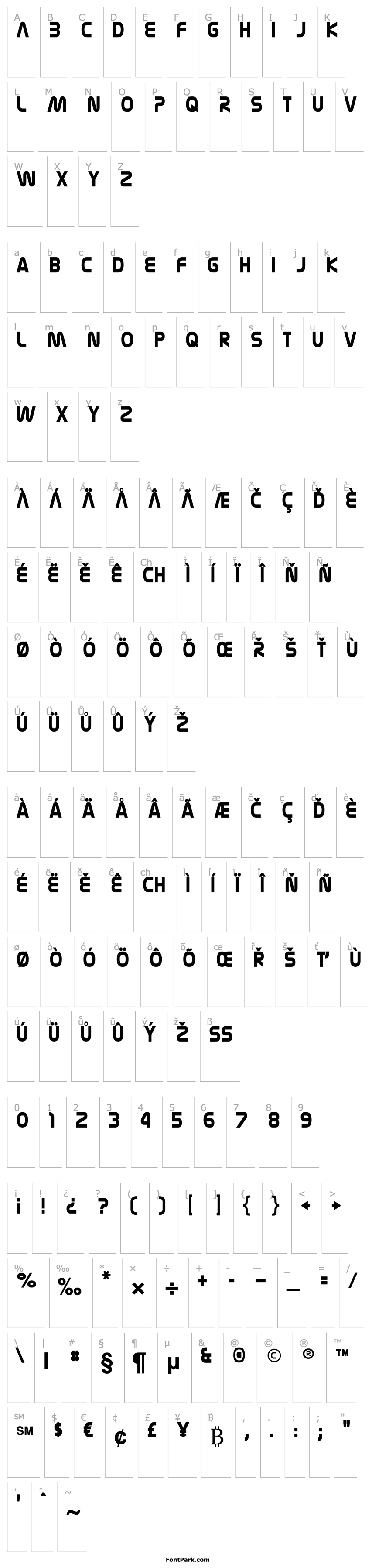 Overview Nasalization Condensed Bold