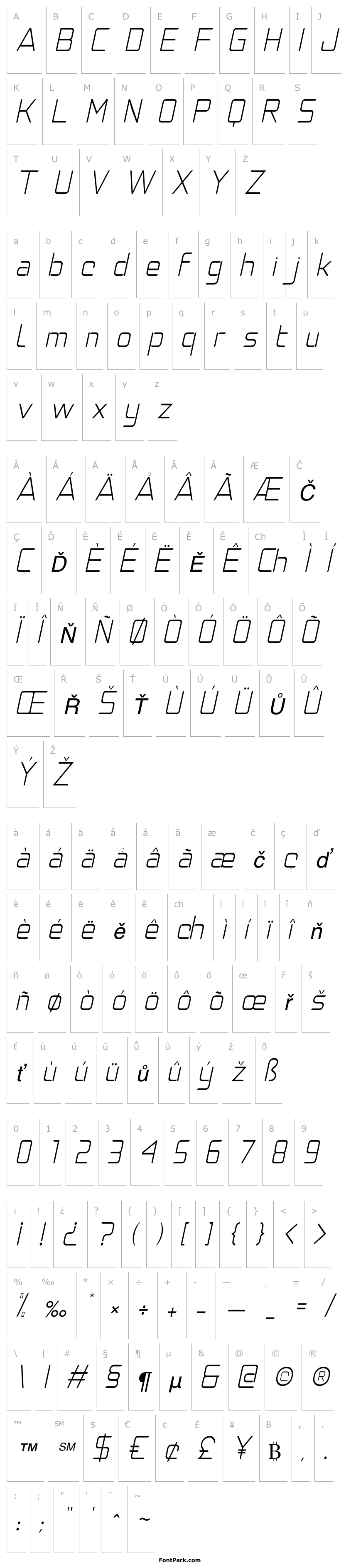 Overview NatalisaThinItalic